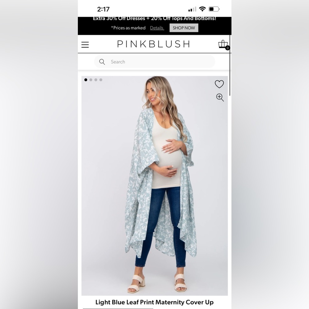 Pinkblush Maternity Cover Up